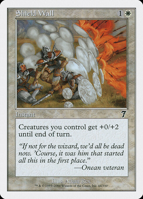 Shield Wall - Magic: The Gathering 7ED #44