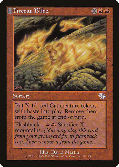 Firecat Blitz - Magic: The Gathering JUD #88