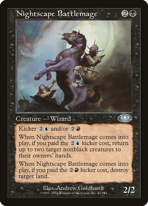 Nightscape Battlemage - Magic: The Gathering PLS #47