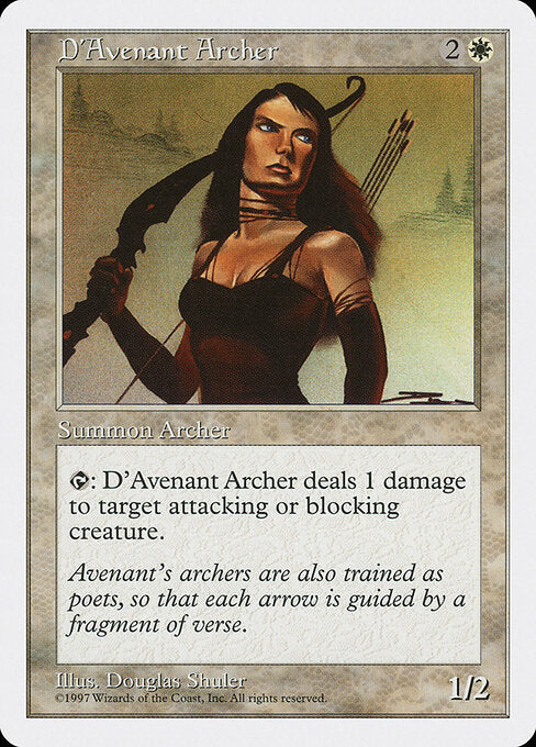 D'Avenant Archer - Magic: The Gathering 5ED #23