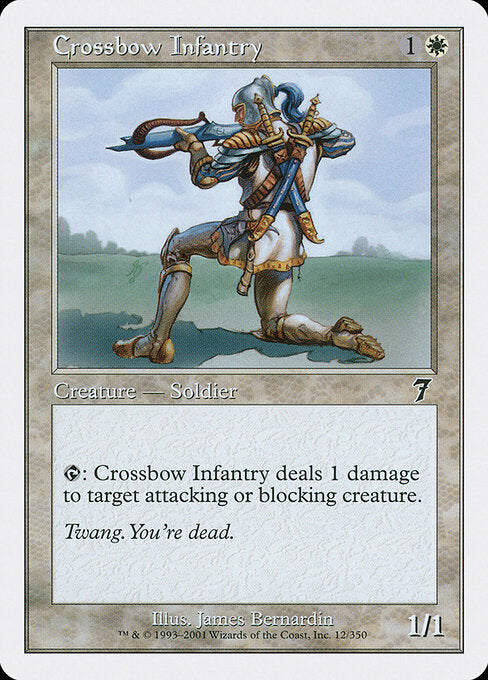 Crossbow Infantry - Magic: The Gathering 7ED #12