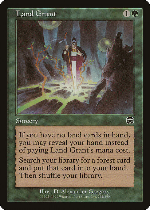 Land Grant - Magic: The Gathering MMQ #255
