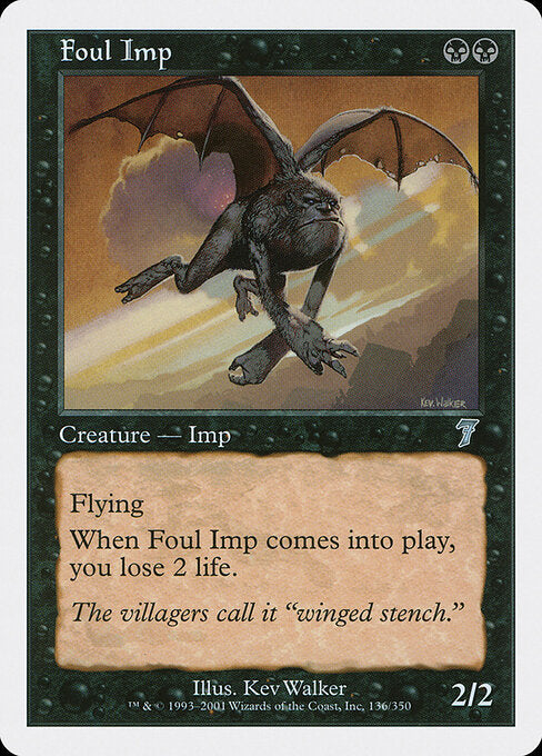 Foul Imp - Magic: The Gathering 7ED #136