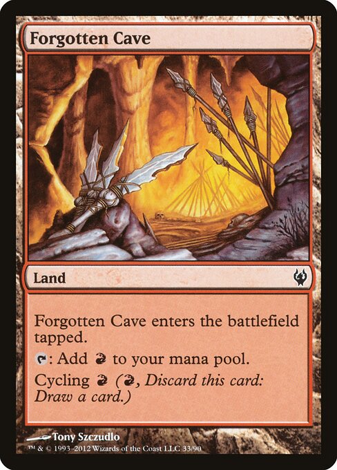 Forgotten Cave - Magic: The Gathering DDJ #33