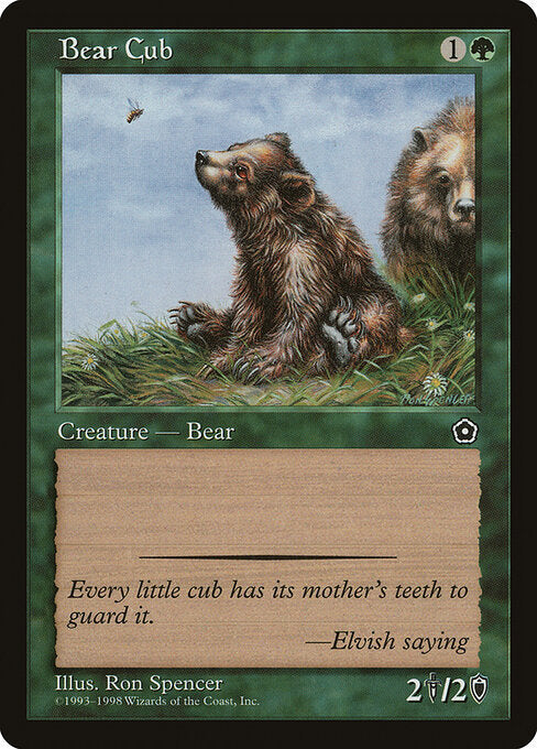 Bear Cub - Magic: The Gathering P02 #123