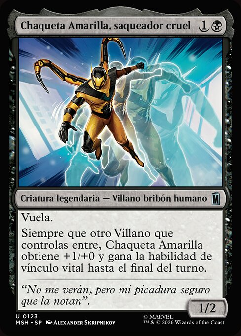 Yellowjacket, Heartless Marauder · MSH #123 · ES