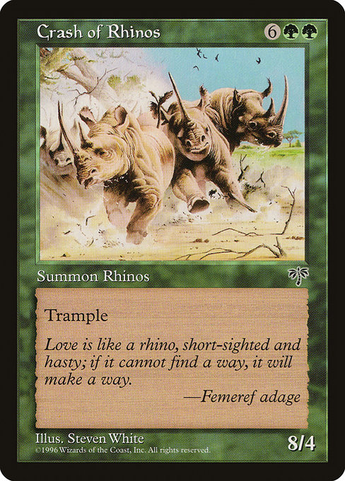 Crash of Rhinos Mirage MIR
