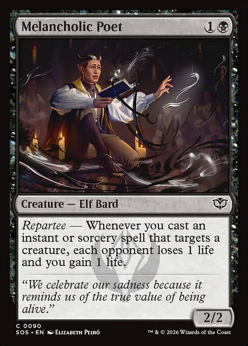 Melancholic Poet - Magic: The Gathering SOS #90