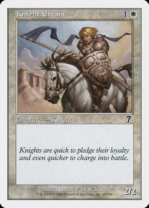 Knight Errant - Magic: The Gathering 7ED #24