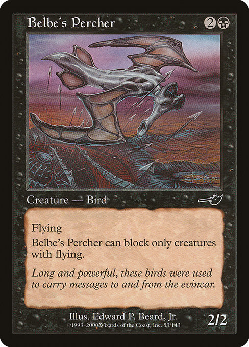 Belbe's Percher Nemesis NEM