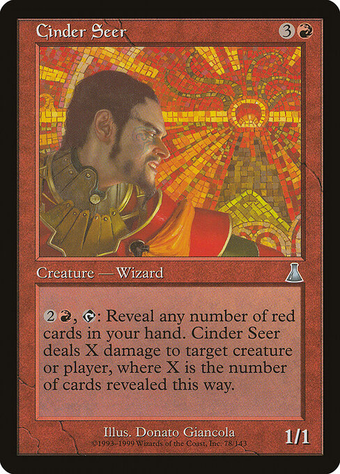 Cinder Seer - Magic: The Gathering UDS #78
