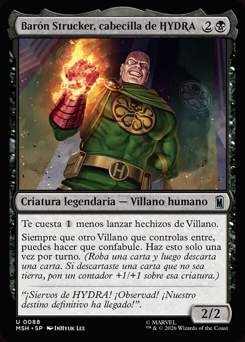 Baron Strucker, HYDRA Overlord · MSH #88 · ES
