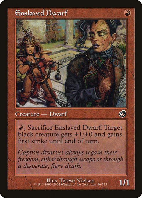 Enslaved Dwarf - Magic: The Gathering TOR #96