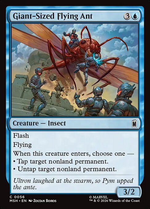 Giant-Sized Flying Ant - Magic: The Gathering MSH #56