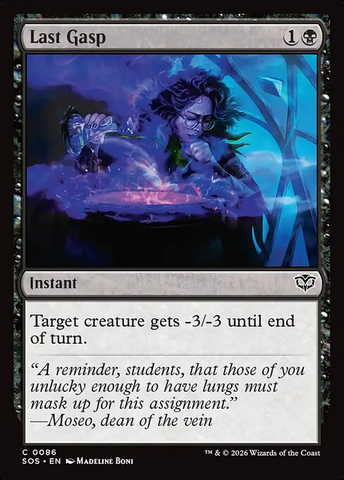 Last Gasp - Magic: The Gathering SOS #86