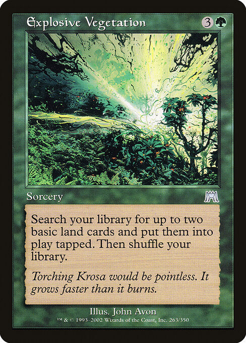 Explosive Vegetation - Magic: The Gathering ONS #263