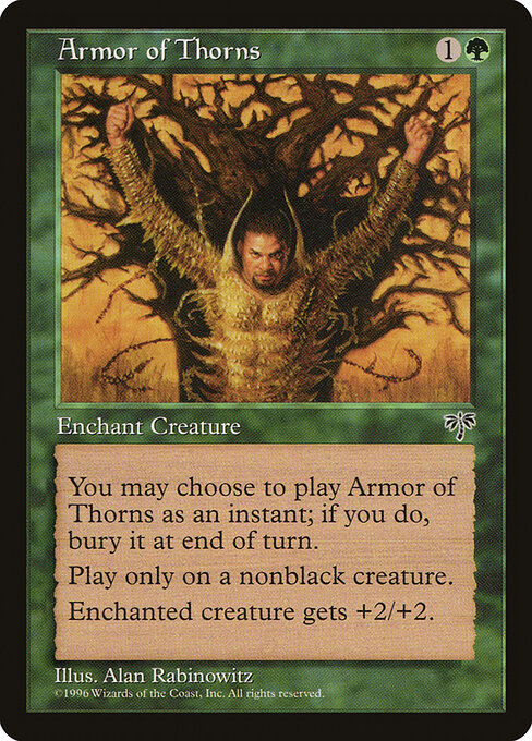 Armor of Thorns - Magic: The Gathering MIR #206
