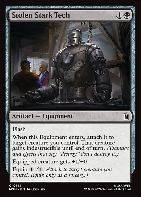 Stolen Stark Tech - Magic: The Gathering MSH #114