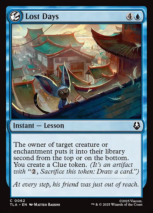 Lost Days - Magic: The Gathering TLA #62