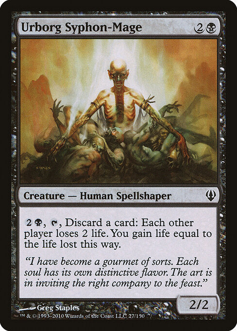 Urborg Syphon-Mage - Magic: The Gathering ARC #27