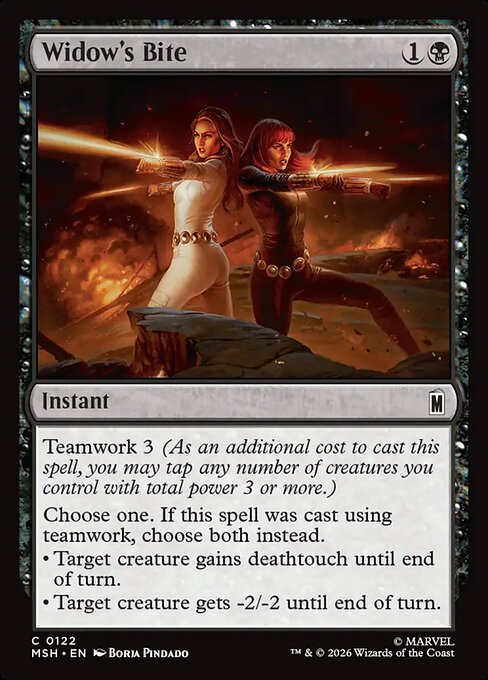 Widow's Bite - Magic: The Gathering MSH #122