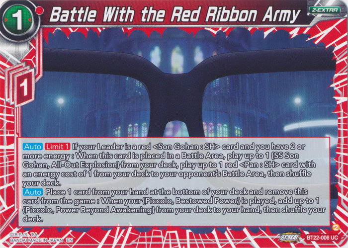 Battle With the Red Ribbon Army - BT22-006