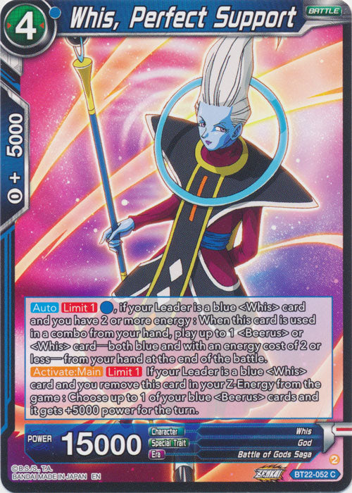 Whis, Perfect Support - BT22-052