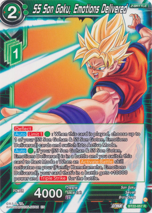 SS Son Goku, Emotions Delivered - BT22-057