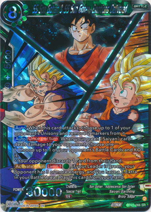 SS Son Gohan & SS Son Goten, Emotions Delivered - BT22-066