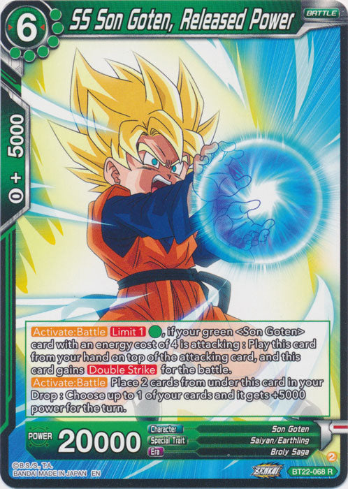 SS Son Goten, Released Power - BT22-068