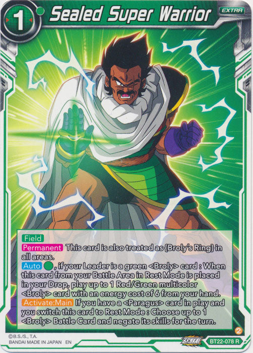 Sealed Super Warrior - BT22-078