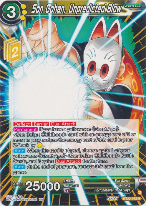 Son Gohan, Unpredicted Blow - BT22-083