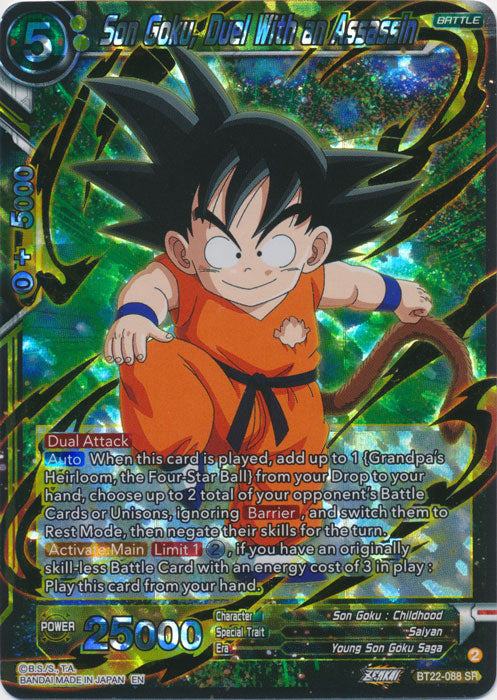 Son Goku, Duel With an Assassin - BT22-088