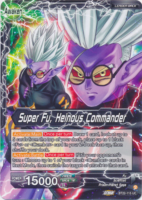 Fu // Super Fu, Heinous Commander - BT22-115