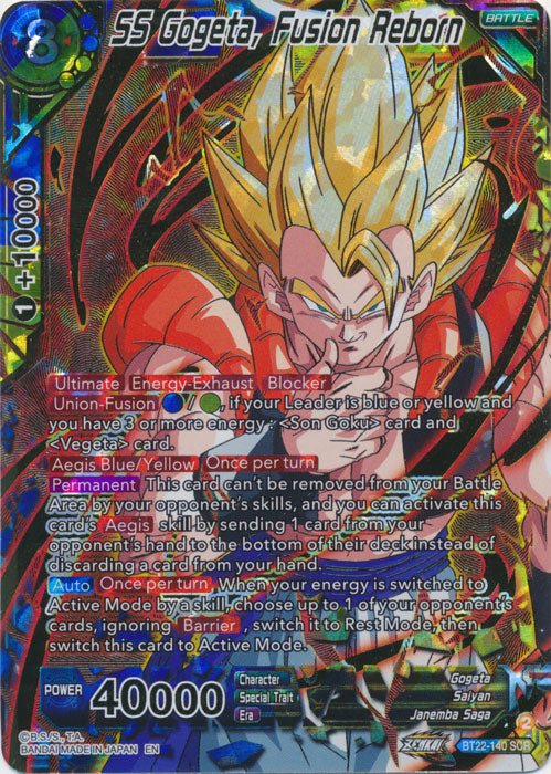 SS Gogeta, Fusion Reborn - BT22-140