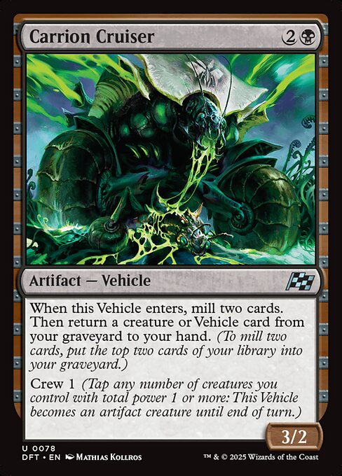Carrion Cruiser - Magic: The Gathering DFT #78