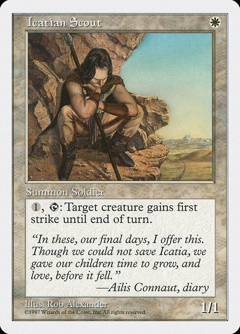 Icatian Scout - Magic: The Gathering 5ED #37