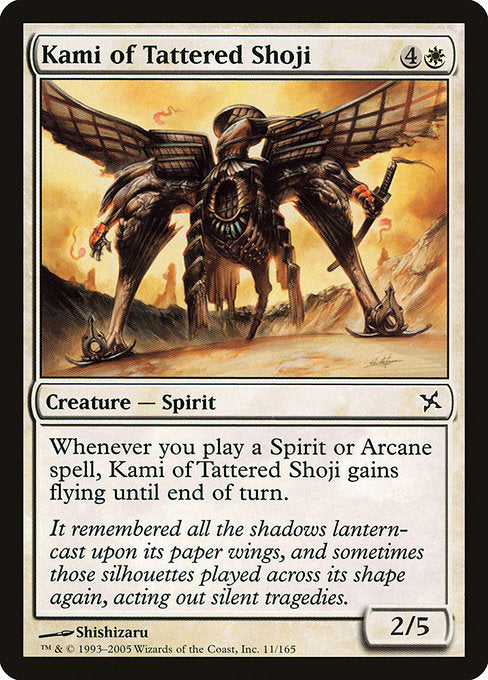 Kami of Tattered Shoji Betrayers of Kamigawa BOK