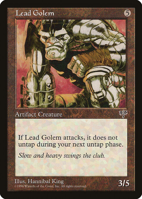 Lead Golem - Magic: The Gathering MIR #306