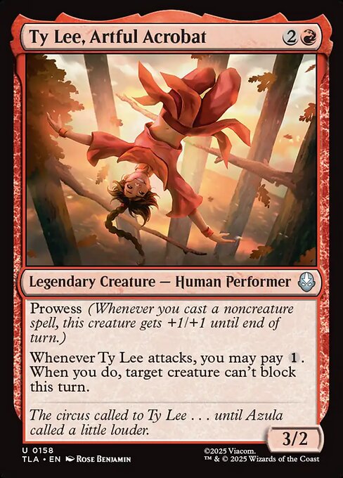 Ty Lee, Artful Acrobat - Magic: The Gathering TLA #158