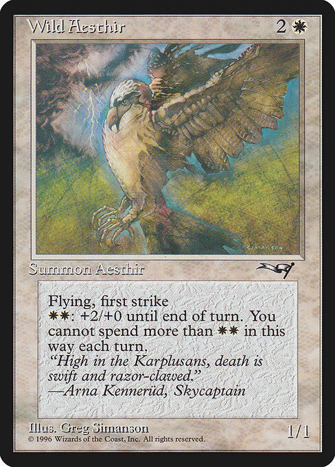 Wild Aesthir - Magic: The Gathering ALL #21a