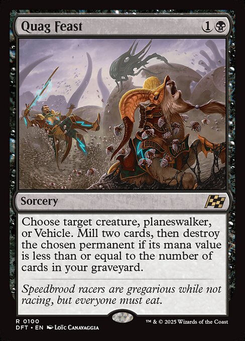 Quag Feast - Magic: The Gathering DFT #100