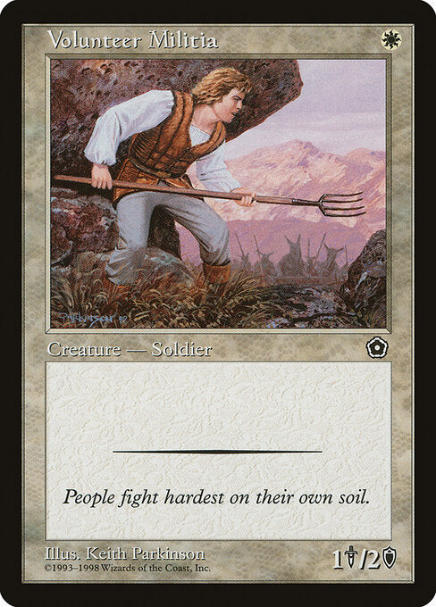 Volunteer Militia - Magic: The Gathering P02 #28