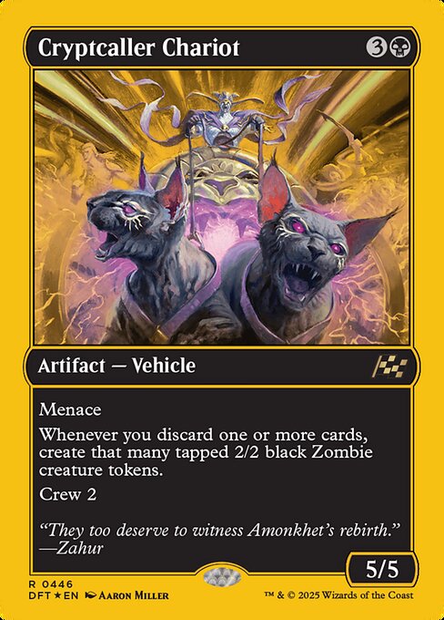 Cryptcaller Chariot - Magic: The Gathering DFT #446