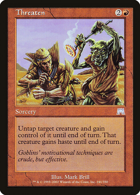 Threaten - Magic: The Gathering ONS #241
