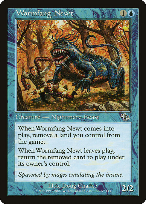 Wormfang Newt - Magic: The Gathering JUD #59