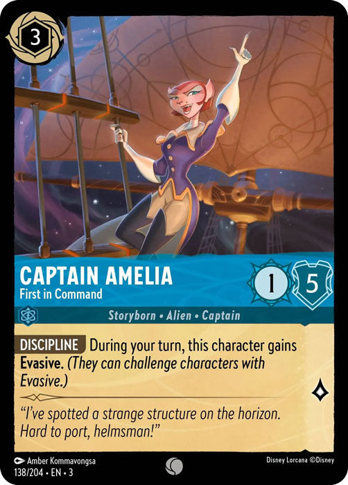 Captain Amelia - First in Command 