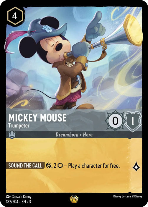 Mickey Mouse -Trumpeter 