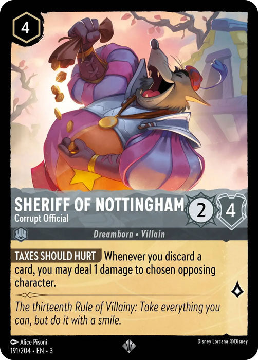 Sheriff of Nottingham - Corrupt Official 