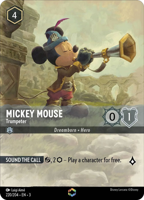 Mickey Mouse -Trumpeter (Alternate Art) 